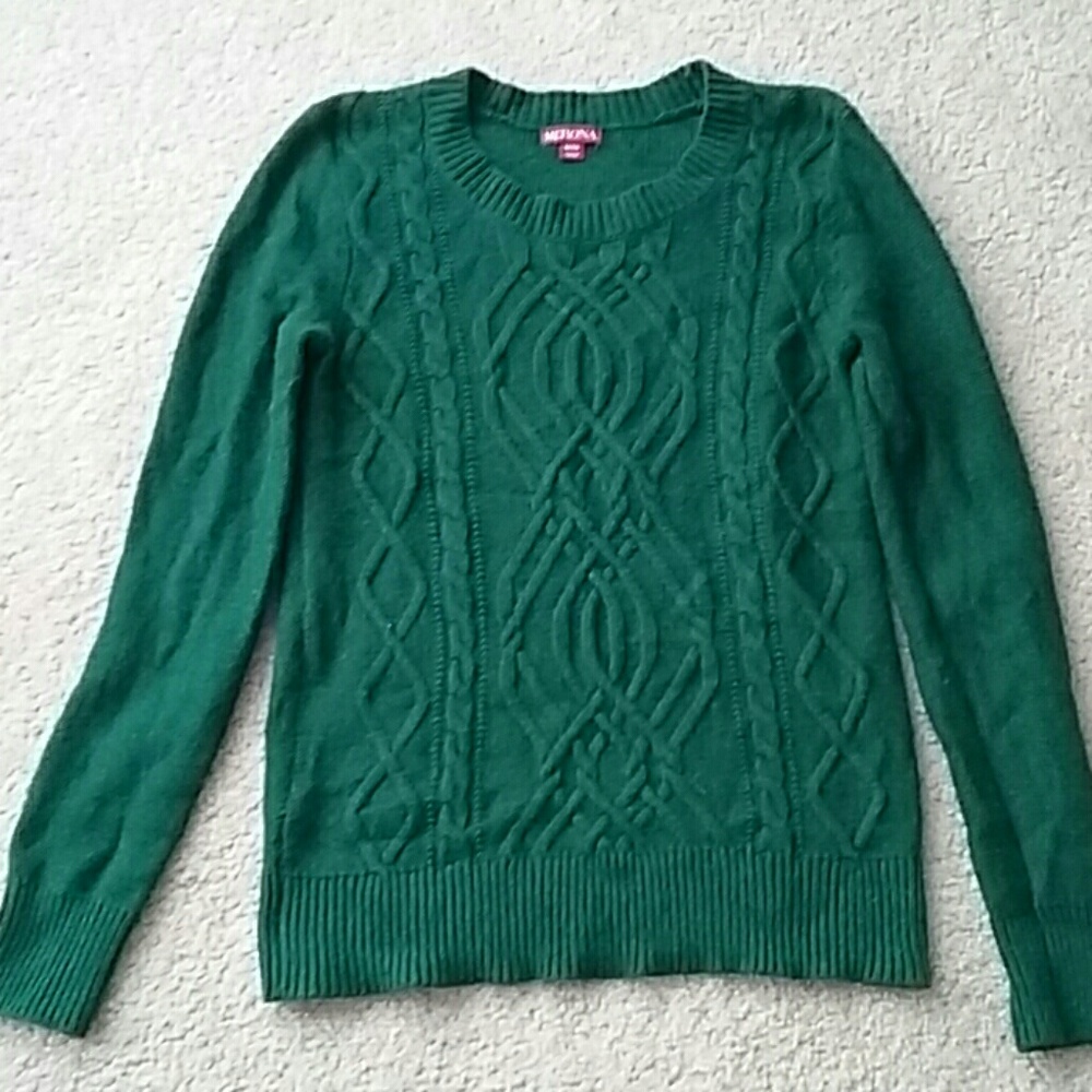 Merona Cable Knit Sweater Sz Medium